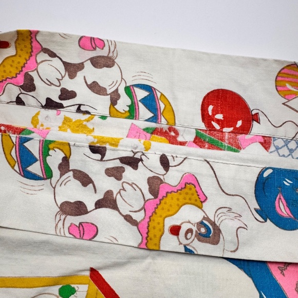 Vintage Cat Dog Rabbit Circus Pillow Case (1) One - Picture 11 of 11